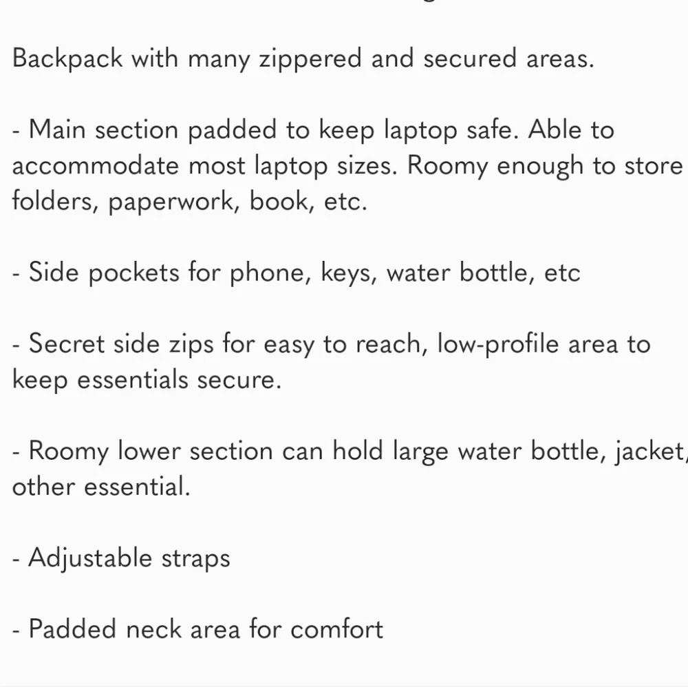 lululemon athletica Black Backpack - 24L